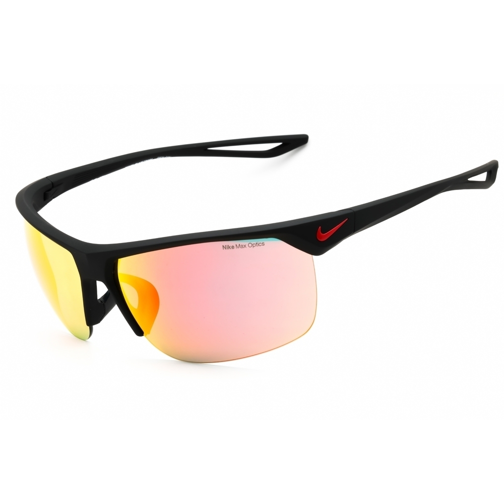 NWT Nike TRAINER M N IF2484X Matte Black Rectangle 57mm Sunglasses